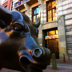the bull at the first stock exchange in amsterdam